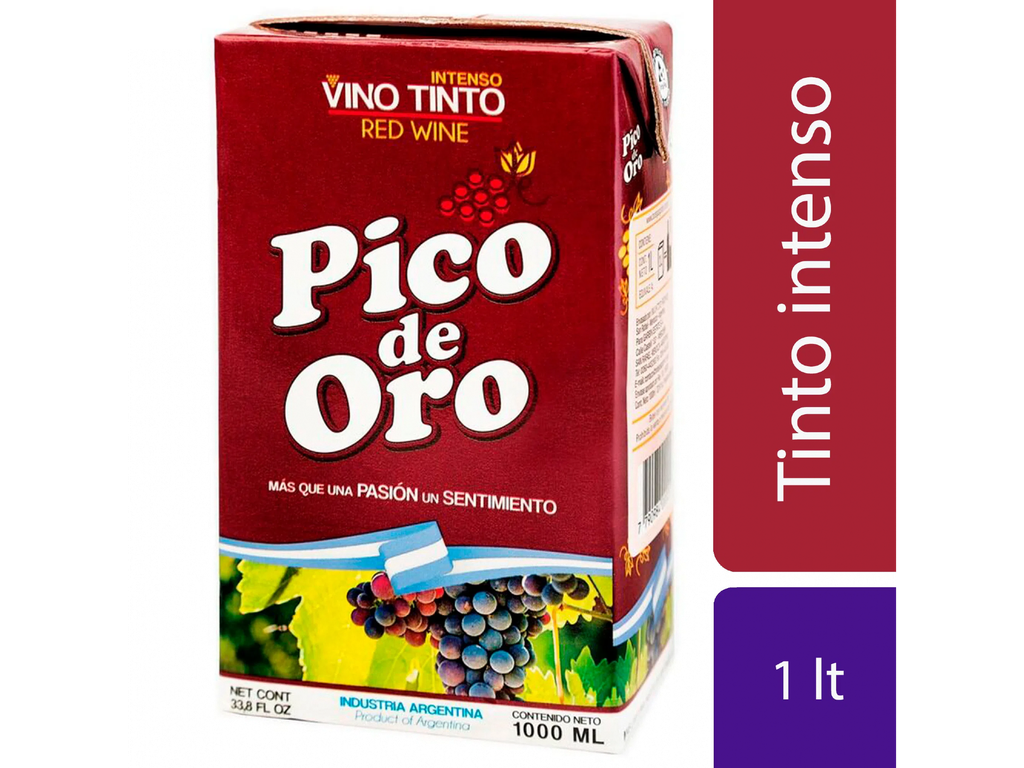 Pico De Oro Tinto 1L Tetra