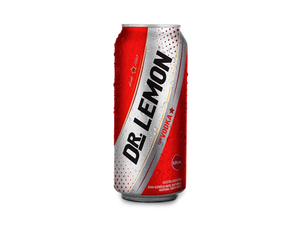Dr. Lemon Con Vodka Lata 473Cc