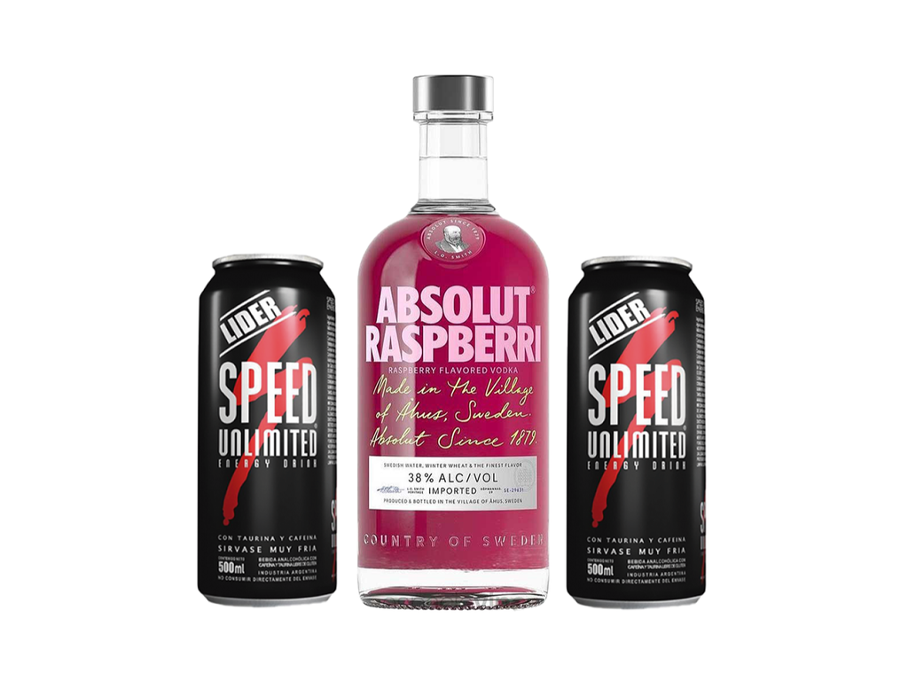 Vodka Absolut Saborizado 700 Ml + 2 Speed Xl