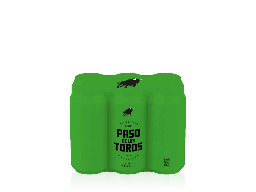 Paso De Los Toros Pomelo Sixpack Lata 269Cc