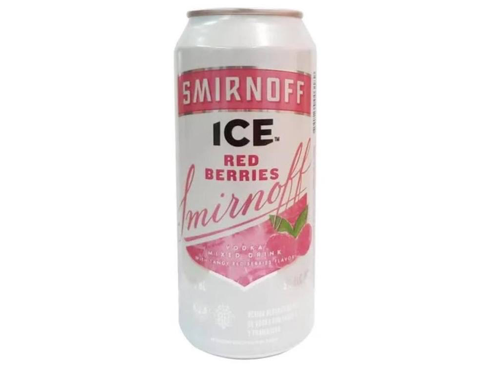 Vodka Smirnoff Ice Red Barries Lata 473Cc