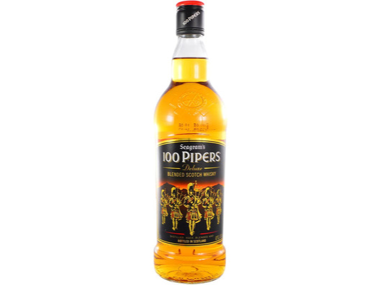 Whisky 100 Pipers 750Ml