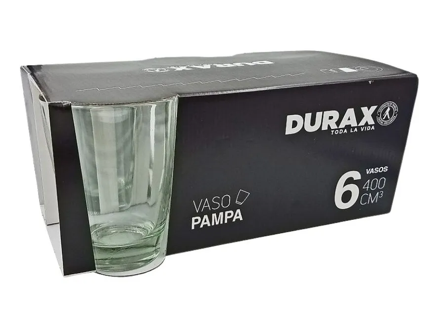 Durax Vasos Pampa X6