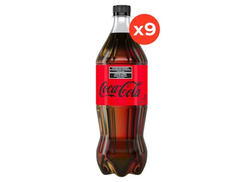 Pack Coca Cola Zero 1L X9U