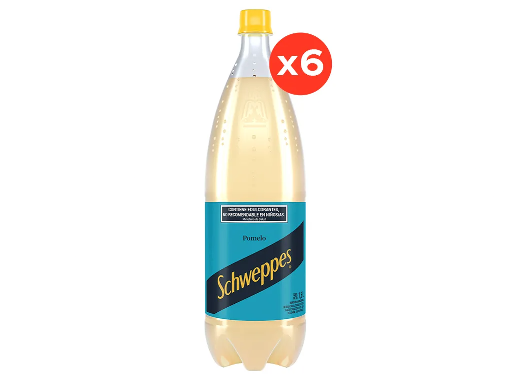 Pack Schweppes Pomelo 1.5L X6U