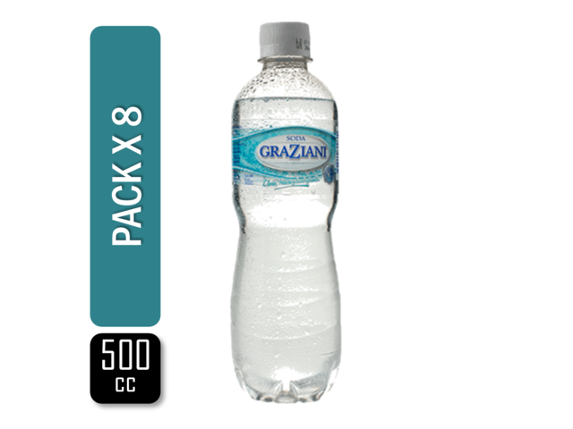 Agua Graziani 500Ml Pack 8