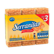 Galletas De Agua La Serranita 3 Unidades