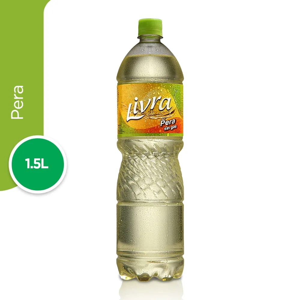 Agua Saborizada Sin Gas Livra 1,5 Lts