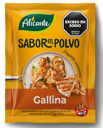 Caldos Alican. Sobre 8G.¢ 10G. Gallina