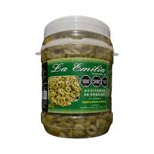 Aceitunas Verdes En Rodajas La Emilia Rodajas 1Kg
