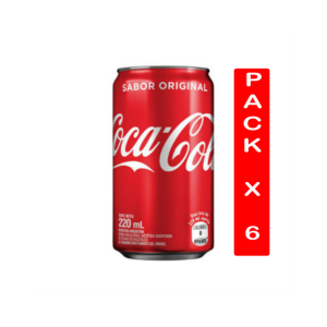 Coca-Cola Lata      Mini 6X220Cc