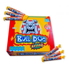 Caram. Goma Bull Dog  Rollo Acido 12Un.X35G.