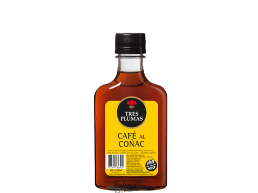[PR/08390] Tres Plumas Cafe Al Coñac Petaca