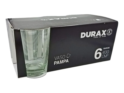 [PR/08464] Durax Vasos Pampa X6