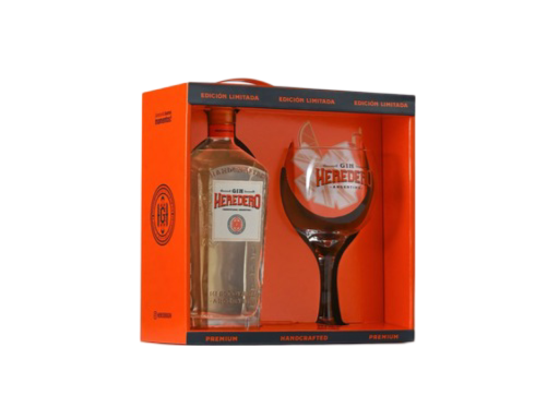 [PR/08553] Estuche Gin Herederos Con Copa