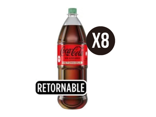 [PR/08643] Cajon Coca Cola Zero 2L X8U