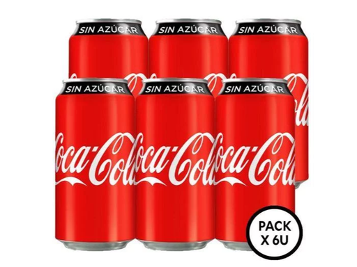 [PR/08650] Pack Coca Cola Zero Lata 310Ml X6U