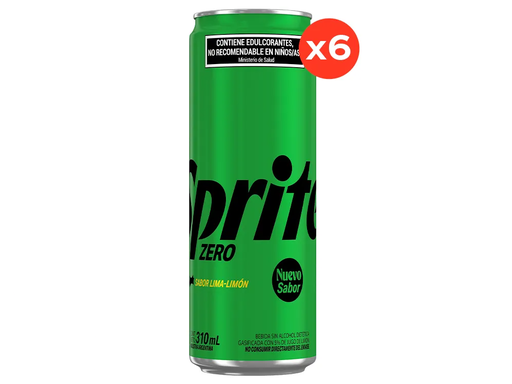 [PR/08652] Pack Sprite Zero Lata 310Ml X6U
