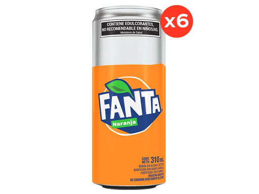 [PR/08654] Pack Fanta Zero Lata 310Ml X6U