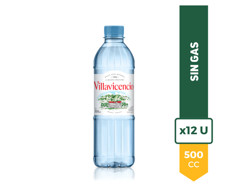 [PR/08707] Agua Villavicencio 500Cc Pack 12