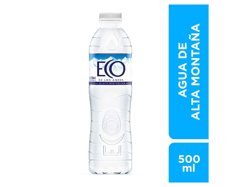 [PR/08722] Agua Eco De Los Andes 500Cc