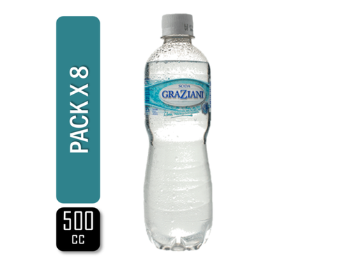 [PR/08833] Agua Graziani 500Ml Pack 8