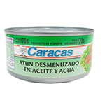 [124.0] Atún Desmenuzado En Aceite Caracas 170 Grs
