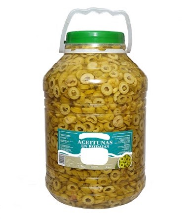 [202] Aceitunas Rodajas Verdes 2Kg