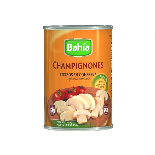 [769.0] Champiñones Bahia En Trozo 400 Grs