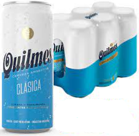 [309] Cerveza Quilmes Lata 475Ml. 6 Uni.