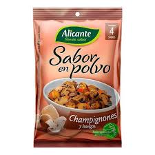 [PR/05139] Caldos Alican. Sobre 8G.¢ 10G. Champiñon Y  Hongos