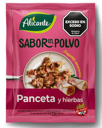 [PR/05142] Caldos Alican. Sobre 8G.¢ 10G. Panceta Y Hierbas