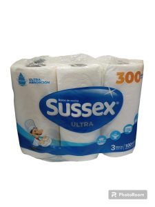 [PR/06192] Rollo P/Coc. Sussex 100 Paños (X3Un.)