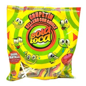 [PR/06282] Chupetin Bola Loca Frutilla X24Un.