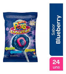 [PR/06287] Chupetin Mr.Pops Evol.Chicx24U Blueberry