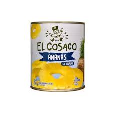 [721.0] Anana En Rodajas Cosaco 800 Grs