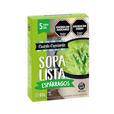 [PR/06239] Sopas Listas De Espárragos Cuarto Creciente 1 Caja 5 Sobres De 12Gr